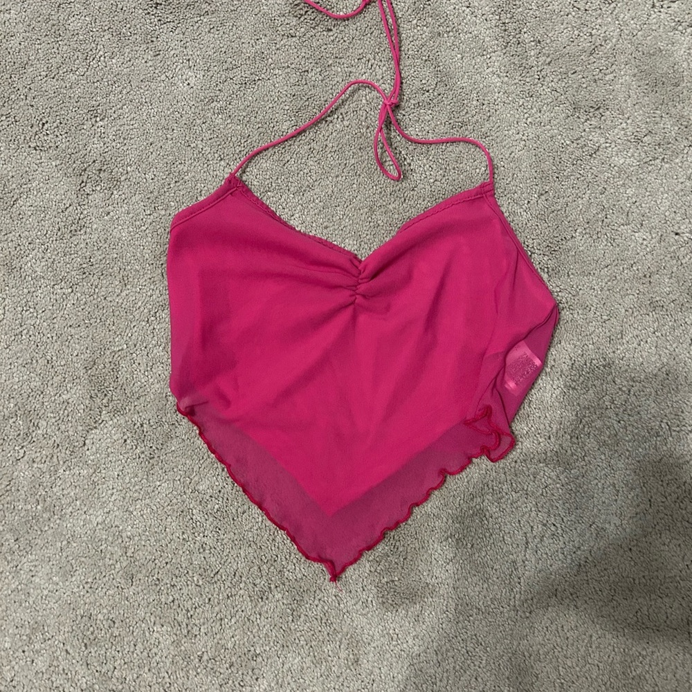SHEIN Pink Crop Top